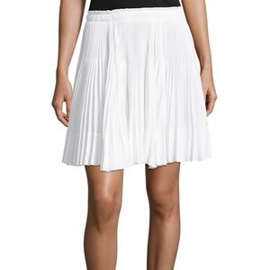 Vince Multi-Pleated Short Skirt